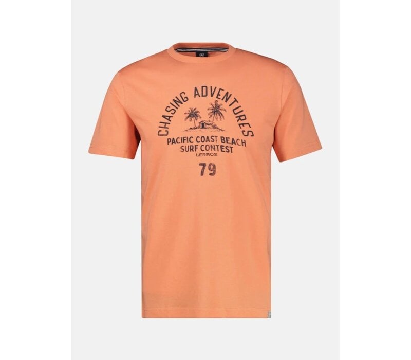 Lerros T-Shirt Pale Papaya