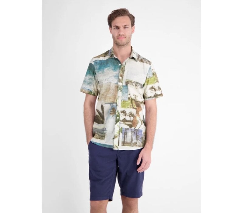 Lerros Overhemd Reef Blue