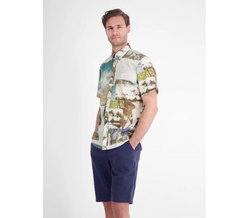 Lerros Overhemd Reef Blue
