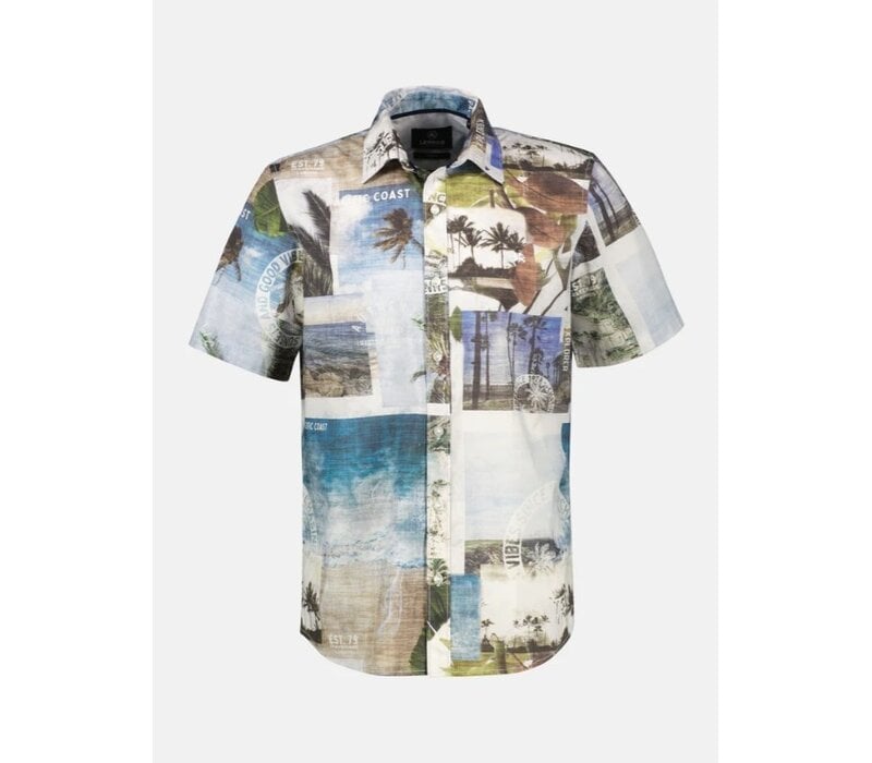 Lerros Overhemd Reef Blue