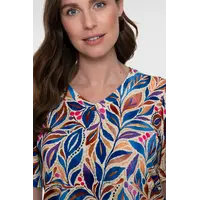 Geisha T-Shirt V-Neck Jersey Indigo Purple