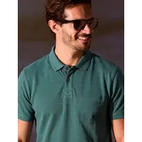 Lerros Polo Pique Stripe Soft Teal