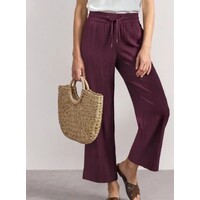 Street One Emee Crinkle Rayon MW L30 Rustic Rouge