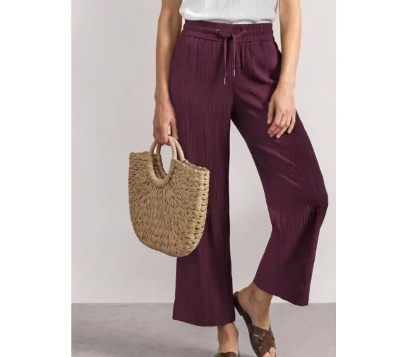 Street One Emee Crinkle Rayon MW L30 Rustic Rouge