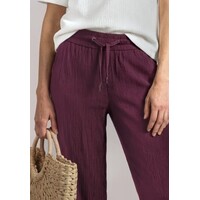 Street One Emee Crinkle Rayon MW L30 Rustic Rouge