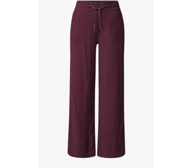 Street One Emee Crinkle Rayon MW L30 Rustic Rouge