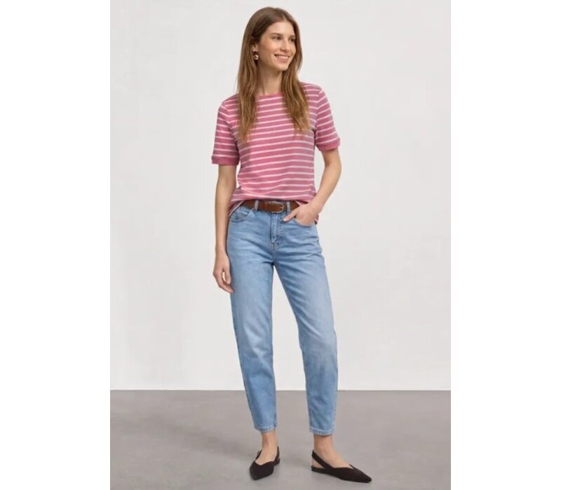 Street One Basic U-Boat Shirt Blush Berry