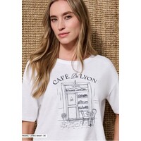 Street One Shirt with Illustration White