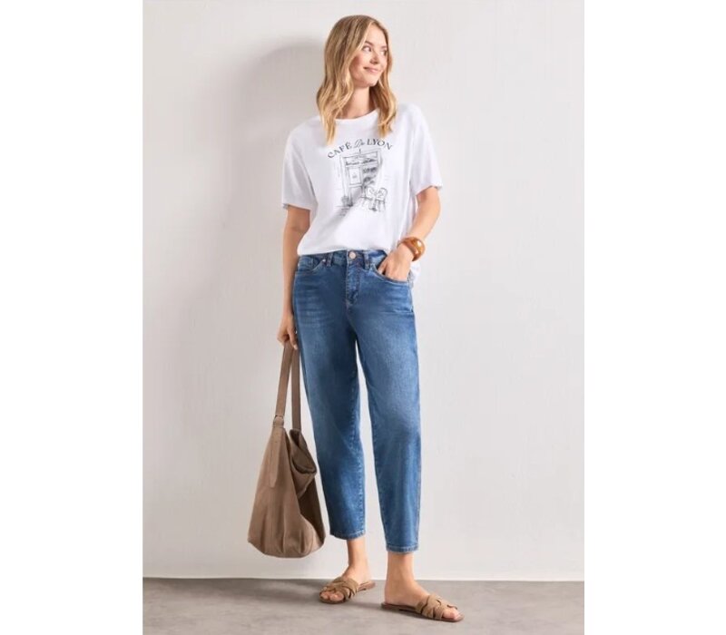 Street One Shirt with Illustration White