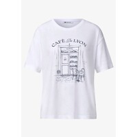 Street One Shirt with Illustration White