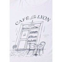 Street One Shirt with Illustration White