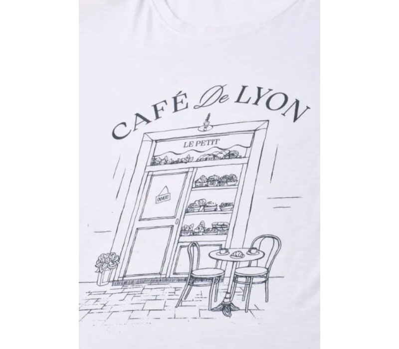Street One Shirt with Illustration White