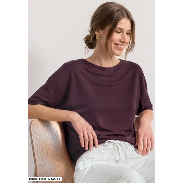 Street One Basic Shirt with Bottom Cuff 