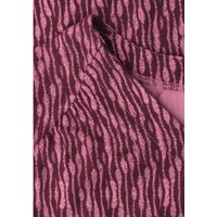 Street One Printed Top with Elastic Hem Blush Berry