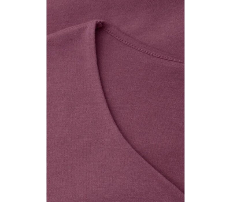 Street One Ada Heart Neck 1/2 Sleeves Dark Clouded Blush
