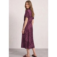 Street One Bowling Collar Shirt Dress Blush Berry