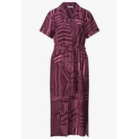 Street One Bowling Collar Shirt Dress Blush Berry