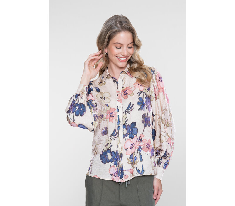 Geisha Blouse Sand Olive