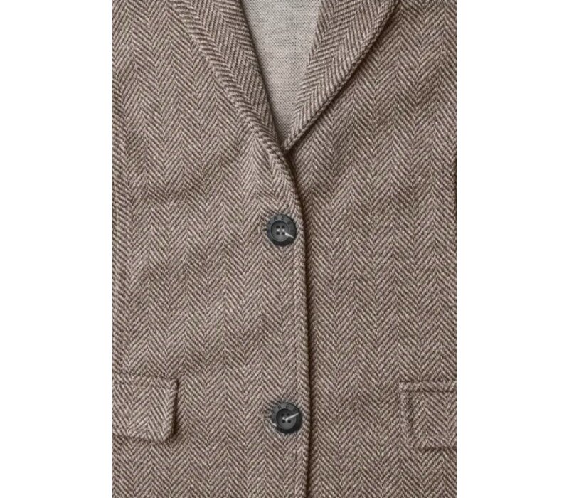 Street One Blazer Dessin Basic Saddle Brown