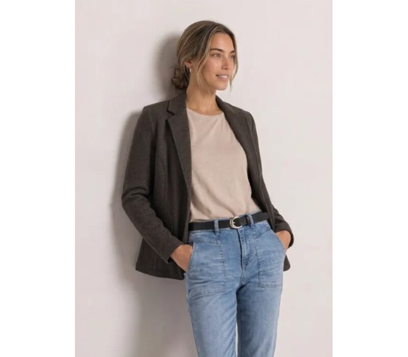 Street One Blazer Dessin Basic Black Coffee