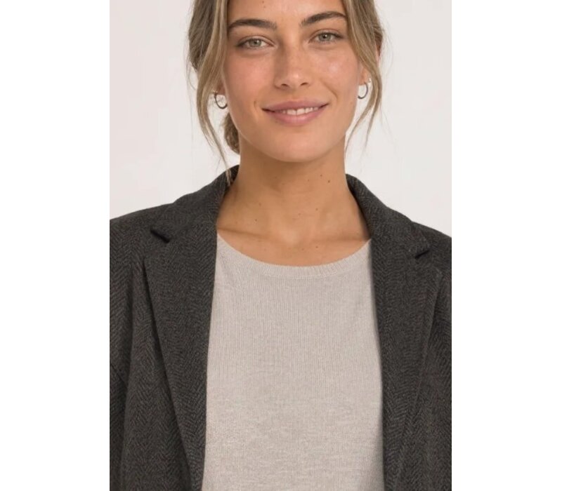 Street One Blazer Dessin Basic Black Coffee