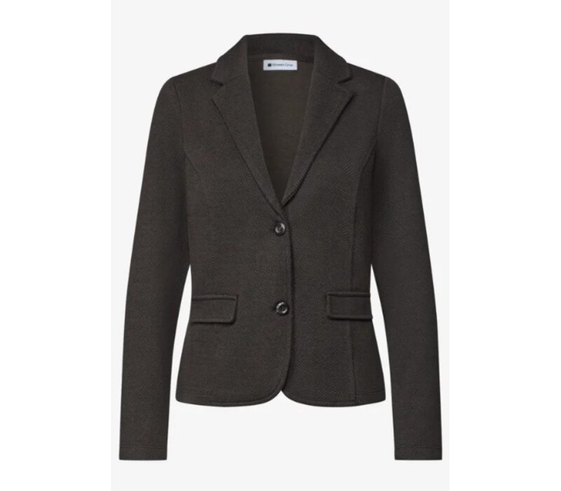 Street One Blazer Dessin Basic Black Coffee