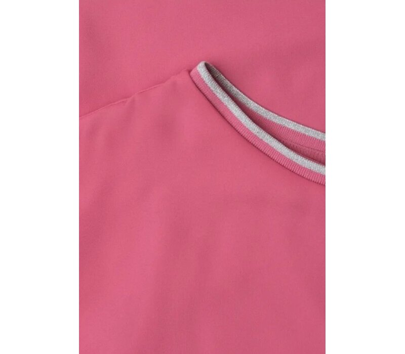 Street One 2 in 1 Chiffon Shirt Blush Berry