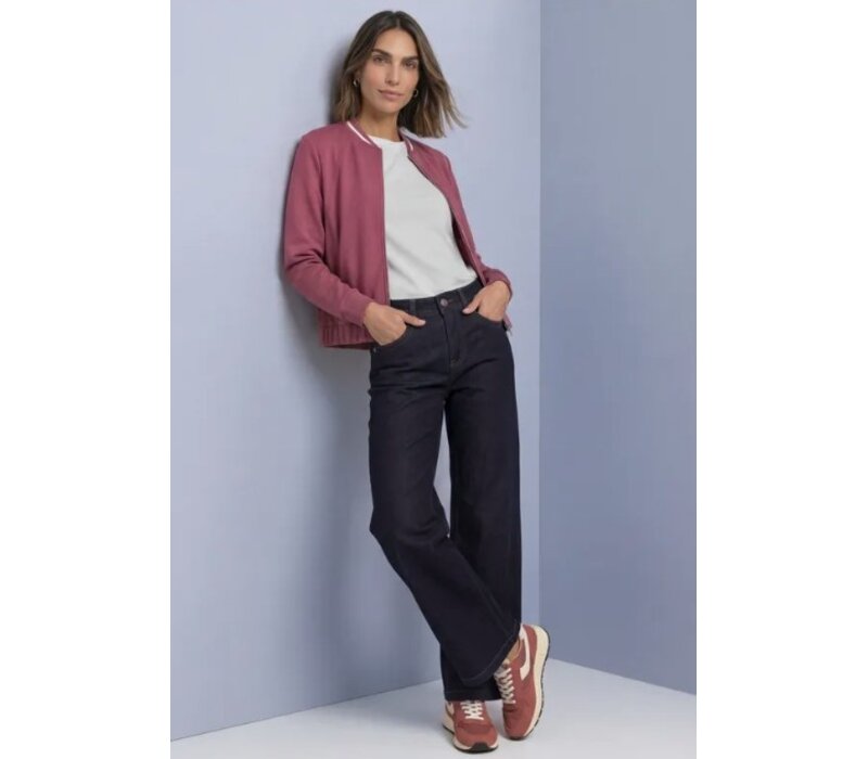 Street One Silk Look Jacket Dark Clouded Blush