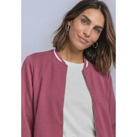 Street One Silk Look Jacket Dark Clouded Blush