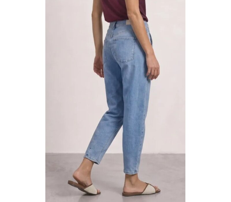 Street One Karlie Barrel High Waist Light Blue Wash