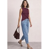 Street One Karlie Barrel High Waist Light Blue Wash