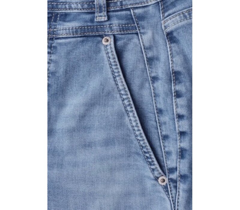 Street One Karlie Barrel High Waist Light Blue Wash