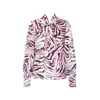 Helena Hart Blouse Jesse Print Pet Burgundy