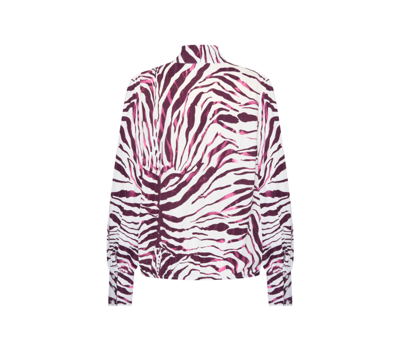 Helena Hart Blouse Jesse Print Pet Burgundy