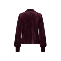 Helena Hart Blazer Lora Velour Burgundy