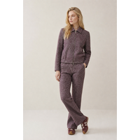 Helena Hart Jacket Emmy Lano Lurex Donegal Tweet Burgundy