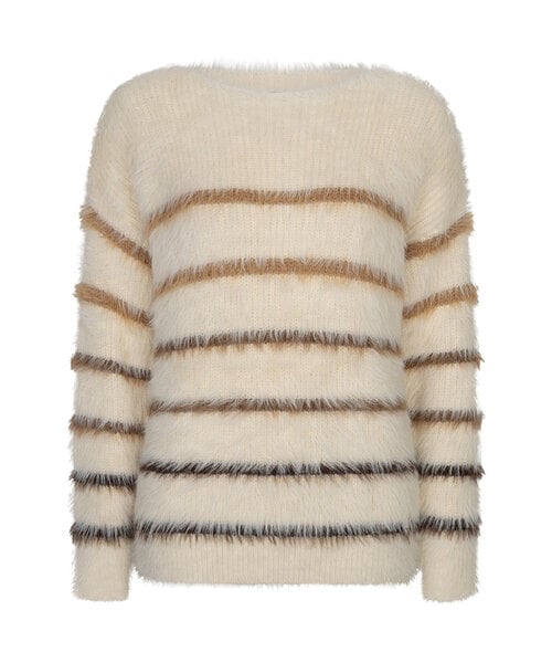 Red Button Red Button Fuzzy Sweater & Stripe