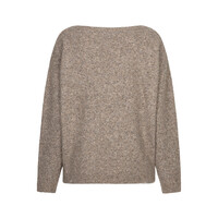 Red Button Sequin Sweater Clay