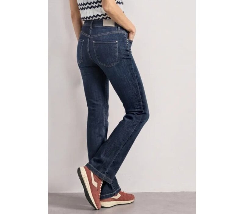 Street One Blaire Bootcut High Waist Dark Blue Washed