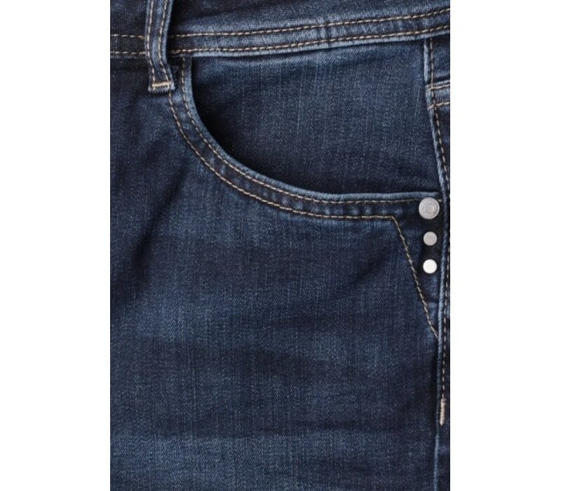 Street One Blaire Bootcut High Waist Dark Blue Washed