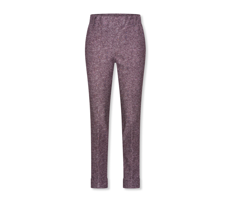 Helena Hart Broek Ziggy Lano Lurex Donegal Tweet Burgundy