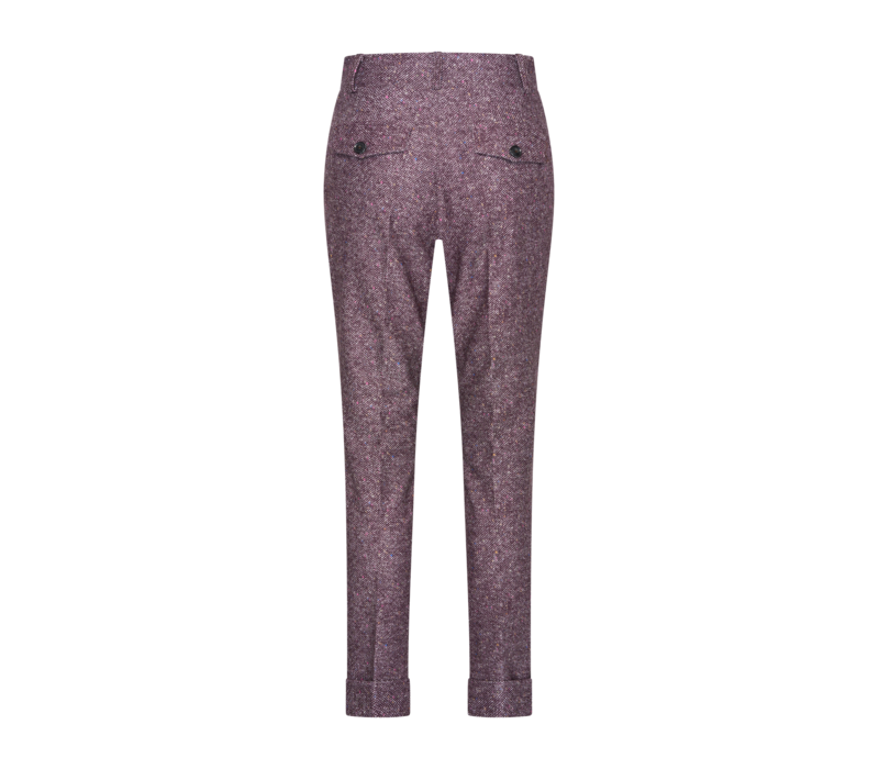 Helena Hart Broek Ziggy Lano Lurex Donegal Tweet Burgundy