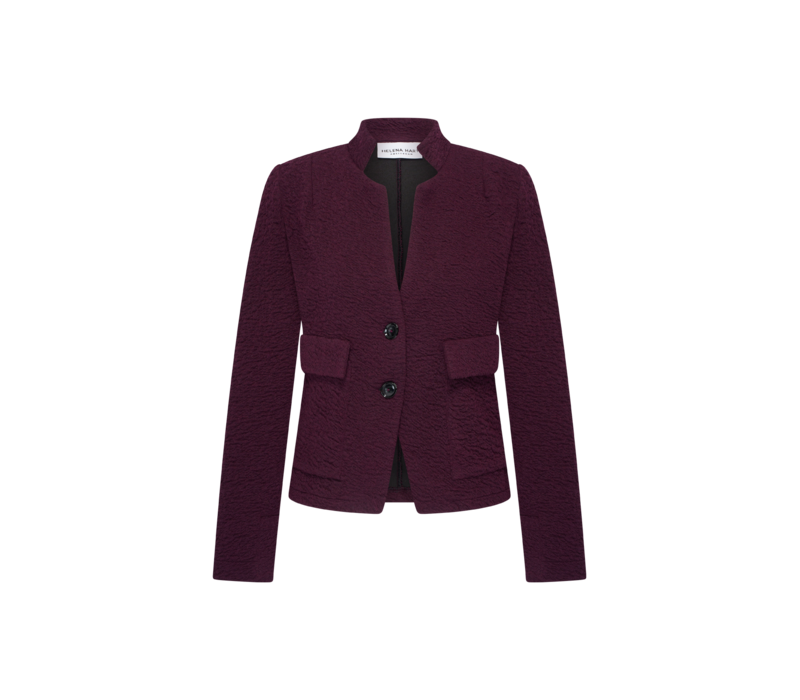 Helena Hart Blazer Noor Enno Burgundy