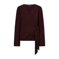 Red Button Sweet Knot Burgundy
