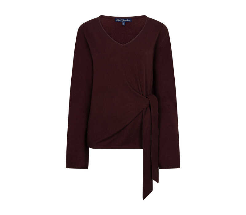 Red Button Sweet Knot Burgundy