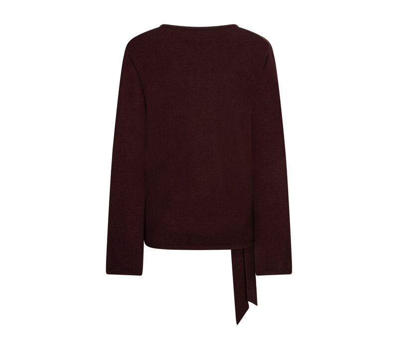 Red Button Sweet Knot Burgundy