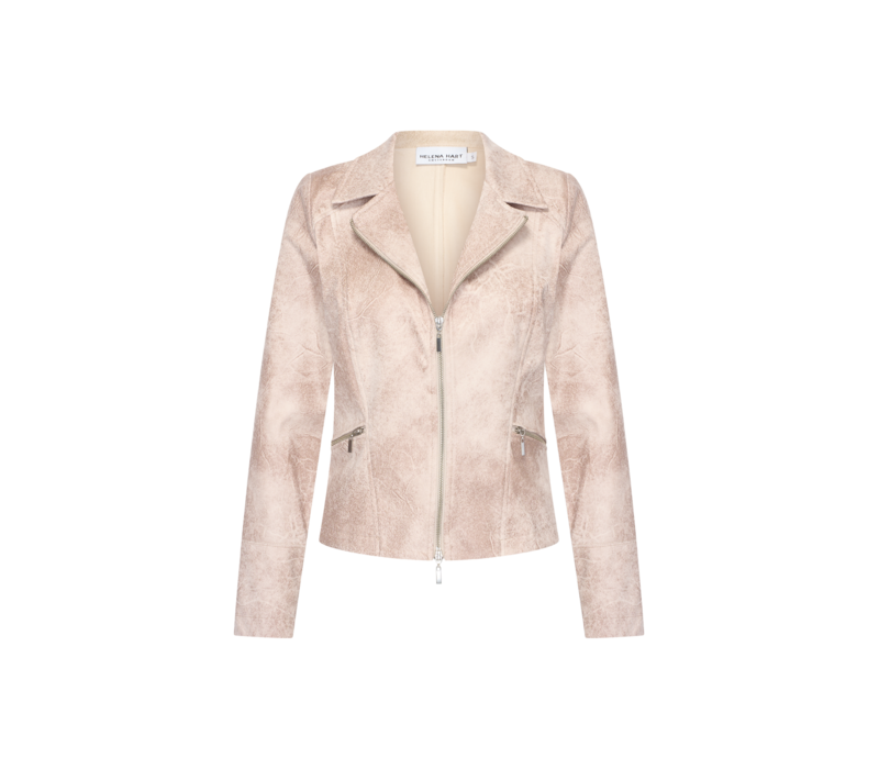 Helena Hart Zipper Biker Frost