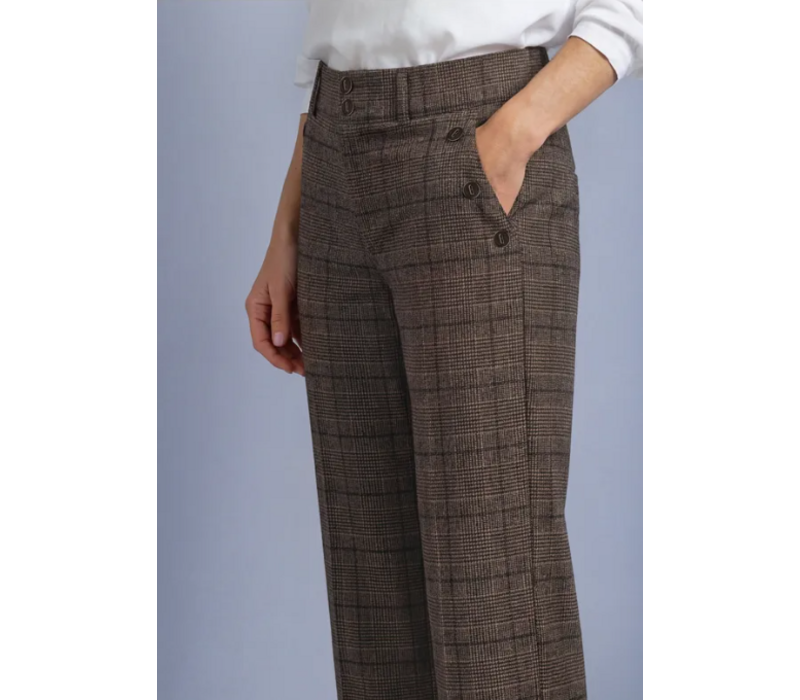 Street One Amalia Straight Leg Darkest Brown