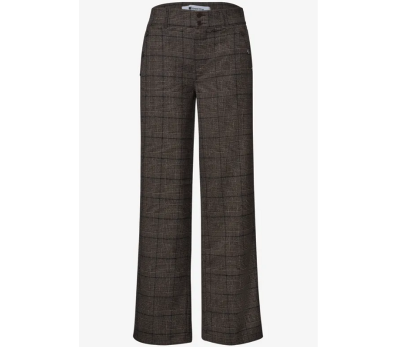 Street One Amalia Straight Leg Darkest Brown