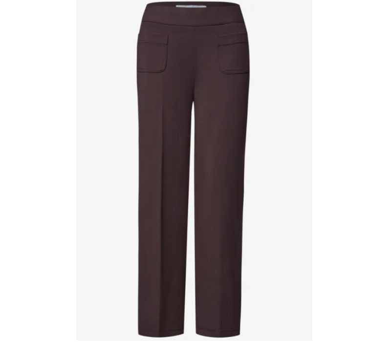 Street One Amalia Straight Leg Ruby Vine